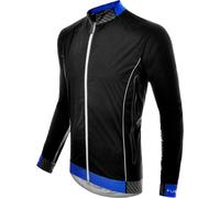 Funkier Hydro Ultra Light Showerproof Jacket in Black/Blue (S) Size: S