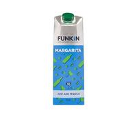 FUNKIN Cocktails Margarita Pre Mixed Cocktail Mixer | Just Add Tequila | Tangy, Citrusy, & Refreshing | 0% ABV | Premium Ingredients for Bar-Quality Drinks | Perfect for Parties | 1 Litre, Pack of 6