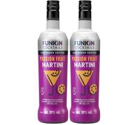 FUNKIN Cocktails Ready to Drink Passion Fruit Martini Bottle | Just Chill & Serve | Tropical & Tangy Flavour | Pre-Mixed & Ready to Drink Cocktails, Great-Tasting Bar-Quality Mix | 10% ABV | 700ml