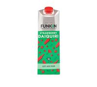 FUNKIN Cocktails Strawberry Daiquiri Pre Mixed Cocktail Mixer | Just Add Rum | Sweet & Refreshing | 0% ABV | Premium Ingredients for Bar-Quality Drinks | Perfect for Parties | 1 Litre, Pack of 6