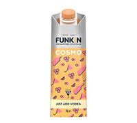 Funkin Cosmopolitan Pre-Made Cocktail Mix 1 Litre (Case of 6) | Cocktail - Just Add Spirits, Perfect For Parties