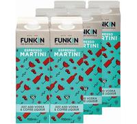 Funkin Espresso Martini Pre-Made Cocktail Mix 1 Litre (Case of 6)