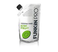 FUNKIN Kiwi Puree Cocktail Mixer | Made with Real Fruit | Fresh Fruit Puree for Professional Cocktails, Smoothies, & Desserts | 0% ABV | Resealable Pouch | 1kg, Pack of 5