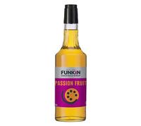 FUNKIN Passion Fruit Cocktail Syrup | Premium Drink Syrup for Cocktails, Mocktails, & Sherbet Drinks | Tropical & Tangy Flavour | All-Natural Flavouring for Beverages & Food | 700ml Bottle, Pack of 6
