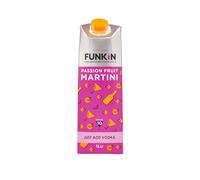 Funkin Passion Fruit Martini Pre-Made Cocktail Mix 1 Litre (Case of 6) | Cocktail - Just Add Spirits, Perfect For Parties