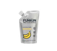 Funkin Pro Banana Puree for Cocktails, Cooking & Baking, Real Fruit Cocktail Ingredients, Puree Mixer 1kg (Pack of 5)