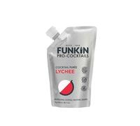 Funkin Pro Lychee Puree Puree for Cocktails, Cooking & Baking, Real Fruit Cocktail Ingredients, Puree Mixer 1kg (Pack of 5)