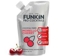 Funkin Pro Morello Cherry Fruit Puree for Cocktails, Cooking & Baking, Real Fruit Cocktail Ingredients, 1kg Mixer