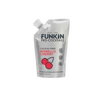 Funkin Pro Morello Cherry Puree for Cocktails, Cooking & Baking, Real Fruit Cocktail Ingredients, Puree Mixer 1kg (Pack of 5)