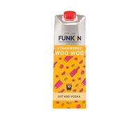 Funkin Strawberry Woo Woo Pre-Made Cocktail Mix 1 Litre (Case of 6) | Cocktail - Just Add Spirits, Perfect For Parties