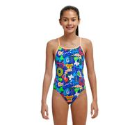 Funkita Girls Blues Baby Diamond Back Swimsuit - Blue/Multi - Age 10