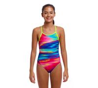 Funkita Girls Lost Ocean Diamond Back Swimsuit - Multi - Age 12