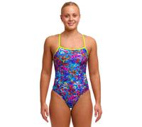 Funkita Sea Life Single Strap Swimsuit - Blue/Multi - UK Size 14