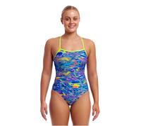 Funkita Stir Crazy Women's Chlorine Resistant and Quick Dry Swimsuit, multicoloured, 14