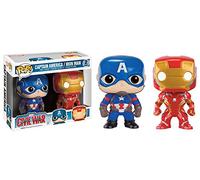 Funko Pop Marvel Civil War Captain America & Iron Man 2-Pack Exclusive