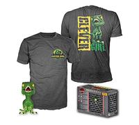 Funko Pop! Jurassic Park And Short Sleeve T-shirt Velociraptor Exclusive