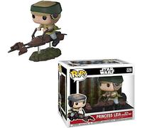 Funko 23253 "Star Wars Leia on Speeder Bike with Luke Chase" Pop Deluxe Figure