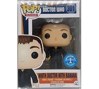 Funko Pop Doctor Who - Ninth (9th) Doctor with Banana Vinyl Figure #301