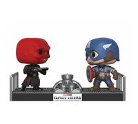 Funko 32880 POP Bobble 2-Pack: Marvel: Movie Moments: Captain America & Red Skull, Multi