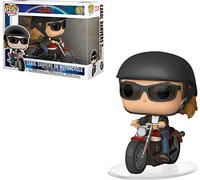 Funko 36418 POP Ride Captain Marvel-Carol Danvers on Motorcycle Collectible Figure, Multicolor