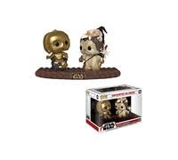 Funko 37593 Movie Moment Return of The Jedi-C-3PO on Throne Star Wars C-3PO Collectible Figure, Multicolor