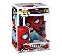 Funko 39898 POP Marvel Far from Home-Spider-Man Upgraded Suit Spiderman Collectible Figure, Multicolor