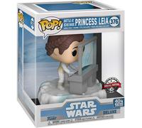 Funko 45901 POP Deluxe Star Wars-Leia, Multicolour - EXCLUSIVE