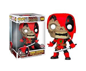 Funko 51661 Pop! Marvel: Zombie Deadpool (10-inch Special Edition) #698