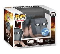 Funko Attack On Titan Super Cart Titan Exclusive Figure Silver Kids