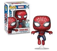 Funko 68371 Pop! Marvel: Beyond Amazing - Spider-man (Glitter Diamond Special Edition) #593