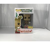 Funko 7256 - Guardians of the Galaxy, Pop Vinyl Figure 101 Snowy Metallic Holiday Dancing Groot, 4"