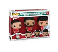 Funko 78250 Pop! Football: Liverpool - Darwin Nunez, Mohamed Salah & Luis Diaz (Special Edition) 3-Pack