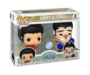 Funko 82451 Pop! Animation: One Piece - Luffy & Foxy (Special Edition) 2-Pack