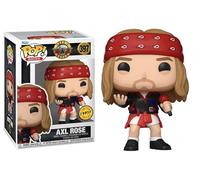 Funko Axl Rose 1992 with Bandanna + Pop Protector: Guns N' Roses Pop! Rocks Vinyl Figure (Gift Set Bundled with ToyBop Brand Box Protector Collector Case) (Axl Rose 1992 with Jacket Chase)