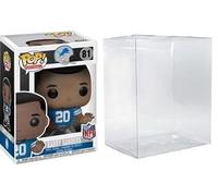 Funko Barry Sanders (Detroit Lions) NFL Legends Pop! Vinyl Figure (Bundled with Compatible Box Protector Case), Multicolor, 3.75 inches