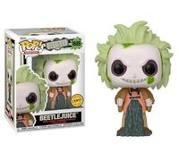 Funko Beetlejuice with Sweater and Reading Glasses + Pop Protector: Beetlejuice 2 Pop! Movies Vinyl Figure (Gift Set Bundled with ToyBop Brand Box Protector Case) (Beetlejuice Guts Chase)