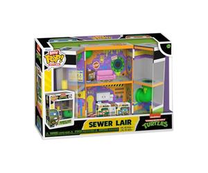 Funko Bitty Boxes: Teenage Mutant Ninja Turtles (TMNT) - Sewer Home Playset | Official Superheroes Merch - Collectable Toy - Birthday Gift Idea for Fans and Collectors