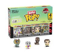 Funko Bitty POP! 4 Pack: Jurassic Park - Mr DNA, Dilophosaurus (Fossil), Dennis Nedry, Dilophosaurus - 1 in 6 chance of receiving the rare Chase variant - Styles may vary - 0.9 inch (2.2 cm)