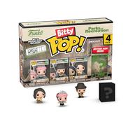 Funko Bitty POP! 4 Pack: Parks & Recreation - Andy Dwyer, Duke Silver, April Ludgate, Mystery Mini Figure - Styles may vary - 0.9 inch (2.2 cm) Collectable - Stackable Display Shelf Included