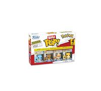 Funko Bitty POP! 4 Pack: Pokemon - Squirtle - Eevee - Growlithe - Psyduck - Mini Figure And A Surprise Mystery Mini Figure - 0.9 inch (2.2 cm) Collectable - Stackable Display Shelf Included