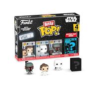 Funko Bitty POP! 4 Pack: Star Wars - Princess Leia,Snowtrooper & More | Official Sci-Fi Merch - Tiny 0.9 inch Figures with Display Shelf - Cake Topper, Party Bag and Stocking Filler Gift