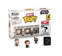 Funko Bitty POP! 4 Pack: Star Wars: The Mandalorian - Cobb Vanth & More | Official Sci-Fi Merch - Tiny 0.9 inch Figures with Display Shelf - Cake Topper, Party Bag and Stocking Filler Gift