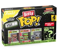 Funko Bitty POP! Teenage Mutant Ninja Turtles - Splinter, Raphael, Rocksteady and A Surprise Mystery Mini Figure - 0.9 Inch (2.2 Cm) - TMNT Collectable - Stackable Display Shelf Included - TV Fans