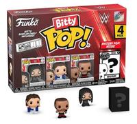 Funko Bitty POP! 4 Pack: WWE - The Undertaker, British Bulldog, Batista | Official Sports Merch - Tiny 0.9 inch Figures with Display Shelf - Cake Topper, Party Bag and Stocking Filler Gift