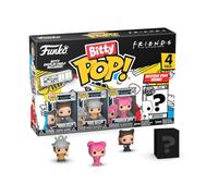 Bitty Pop! Friends - Monica As Catwoman 4PK - Monica Geller, Ross Geller, Chandler Bing and A Surprise Mystery Mini Figure - Gift Idea - Cake Topper