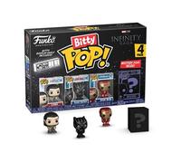 Funko Bitty Pop Age 3+! Marvel - Loki 4PK - Loki, Black Panther, Iron Man (VII) and A Surprise Mystery Mini Figure - 0.9 Inch (2.2 Cm) - Marvel Comics Collectable - Stackable Display Shelf Included