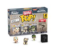 Funko Bitty Pop! Avatar: TLA - Aang 4PK - Aang With Momo, Appa, Toph and A Surprise Mystery Mini Figure - 0.9 Inch (2.2 Cm) - Avatar: the Last Airbender Collectable - Gift Idea - Cake Topper
