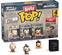Funko Bitty Pop! Avatar: TLA - Iroh 4PK - Iroh, Admiral Zhao, Firelord Ozai and A Surprise Mystery Mini Figure - 0.9 Inch (2.2 Cm) - Avatar: the Last Airbender Collectable - Gift Idea - Cake Topper