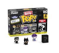 Funko Bitty Pop! Batman 85th - Batman 4PK and A Surprise Mystery Mini Figure - 0.9 Inch (2.2 Cm) - DC Comics Collectable - Stackable Display Shelf Included - Gift Idea - Party Bags Stocking
