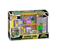Funko Bitty Pop! Bitty Boxes: Teenage Mutant Ninja Turtles - Sewer Home Playset With 2-0.9 Inch (2.2 Cm) tiny Mini Figures - TMNT - Collectable Display Case With Interior Scene and Storage